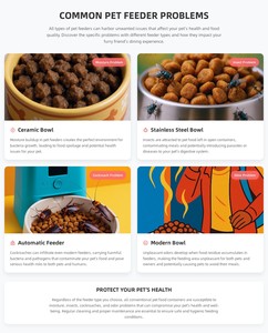 Intelligenter <span class=keywords><strong>RFID</strong></span>-Futterautomat für Haustiere | <span class=keywords><strong>Tag</strong></span>-aktivierter automatischer Futternapf für Haushalte mit mehreren Haustieren & Spezialfutter - Product Image 4