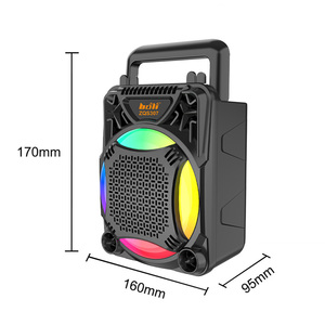 Tragbare drahtlose Mini-RGB-LED-Beleuchtung Karaoke-Lautsprecher USB/TF-Karte FM-Funktion für Audio-Player Home-Handy-Speicher karte - Product Image 3