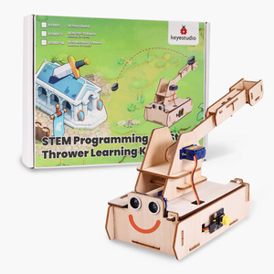 DIY Montage Holz Smart Lernspiel zeug STEM Programmier bares DIY Stone Thrower Learning Kit mit Micro bit Board für Micro bit - Product Image 1