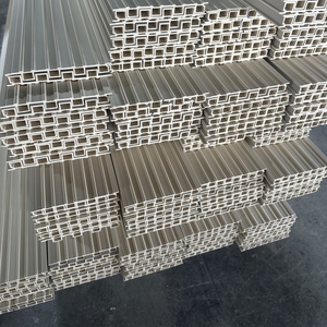 Wasserdichte WPC-Wand platte auf Bambus basis Hohl innenwand verkleidung aus Holz-Kunststoff-Verbund werkstoff mit gebogenem <span class=keywords><strong>Design</strong></span>
