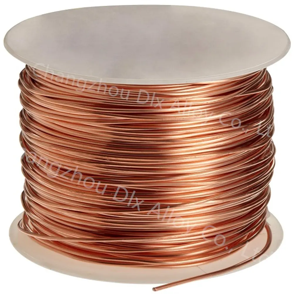 Fio de cobre esmaltado cuni6 da resistência elétrica baixa