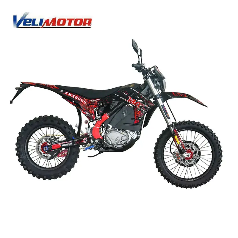 80V 75AH 160 KM/H VELIMOTOR VMX8000 Motor Dirt Bike para Motocicleta Elétrica Offroad Adulto CEE DOT COC