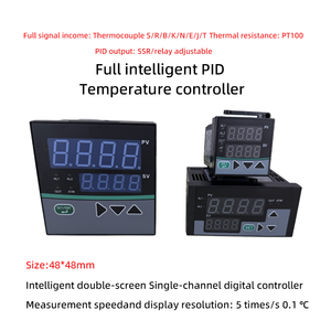 PID温度コントローラRTDデジタルコントローラダブルスクリーンディスプレイ付き温度機器K/J/T型熱電対 - Product Image 2