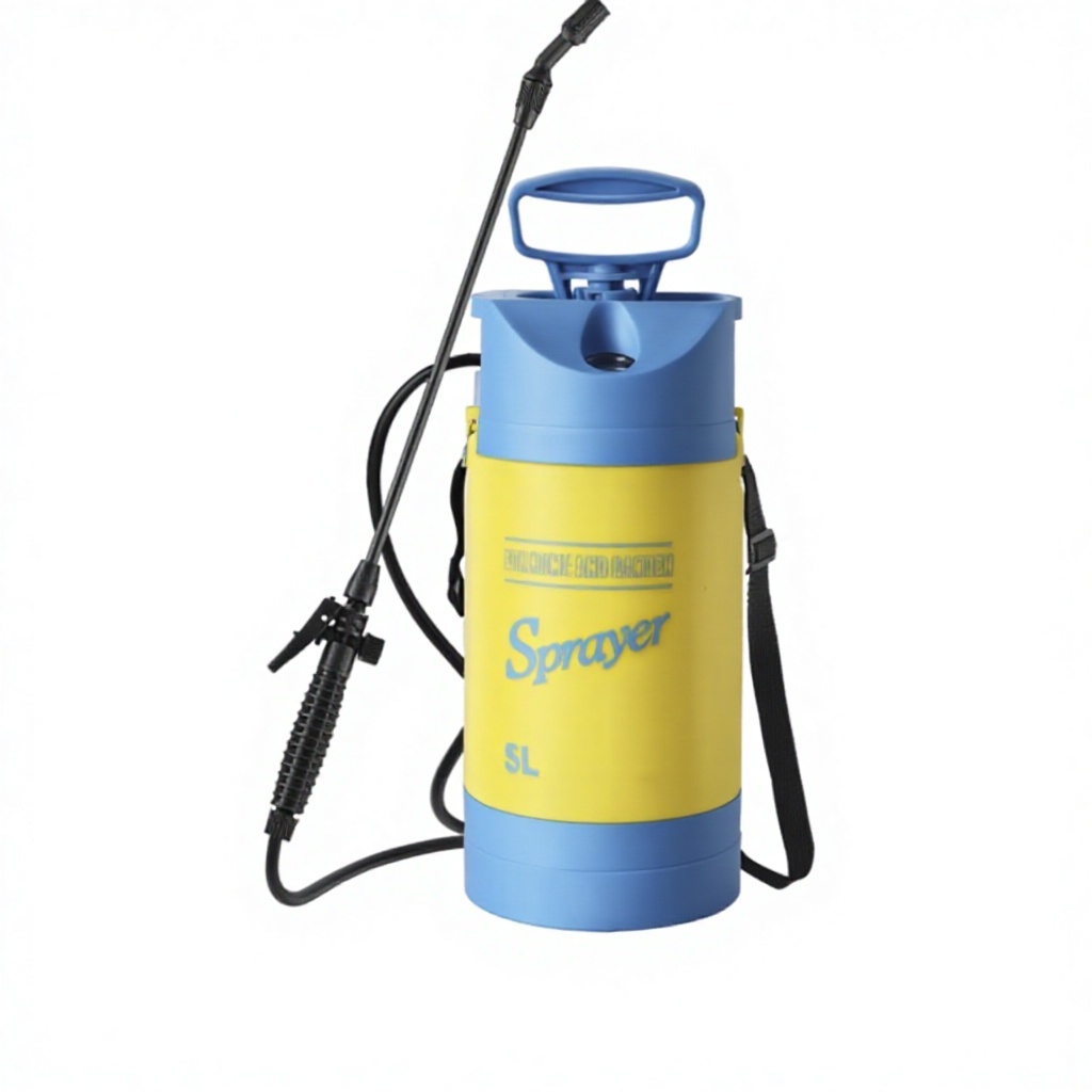 5L blue yellow bottle-pressure gauge glass rod