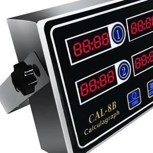 Kommerzieller digitaler 8-Kanal-Küchentimer Metall Elektronisches Restaurant und Hauskoch-Timer mit Alarm antrieb - Product Image 5