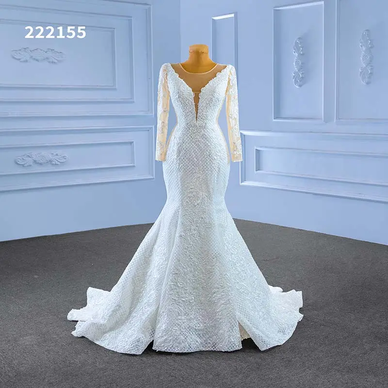 RSM222155 robe de mariée longue longue et élégante pour femmes, nouveau Style