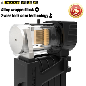 ETOOK Heavy Duty Bike Faltbares Schloss Fahrrad Elektro rollers chloss Ebike Schloss mit Patent halter - Product Image 4