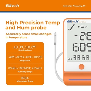 Elitech-Grabadora DE DATOS resistente al agua, multiusos, USB, temperatura, humedad, monitor, medidor, registrador de datos