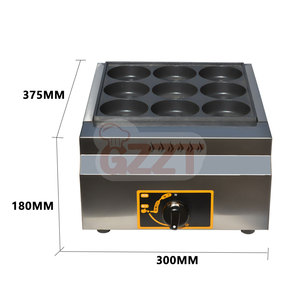 Factory Offer Best <strong>Price</strong> Stainless Steel Gas Red Bean <strong>Cake</strong> <strong>Maker</strong> Snack Machine Propane Single Plate 9 Holes Red Bean <strong>Cake</strong> <strong>Maker</strong> - Product Image 5