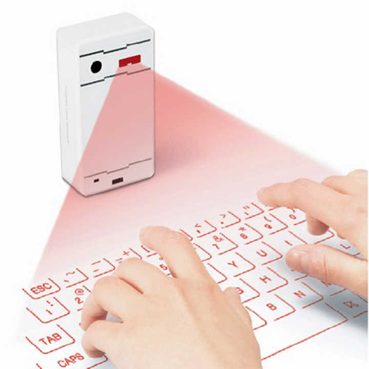 New Laser Keyboard Wireless Virtual Projection Keyboard for iPhone Android Smart Portable Mini Keyboard