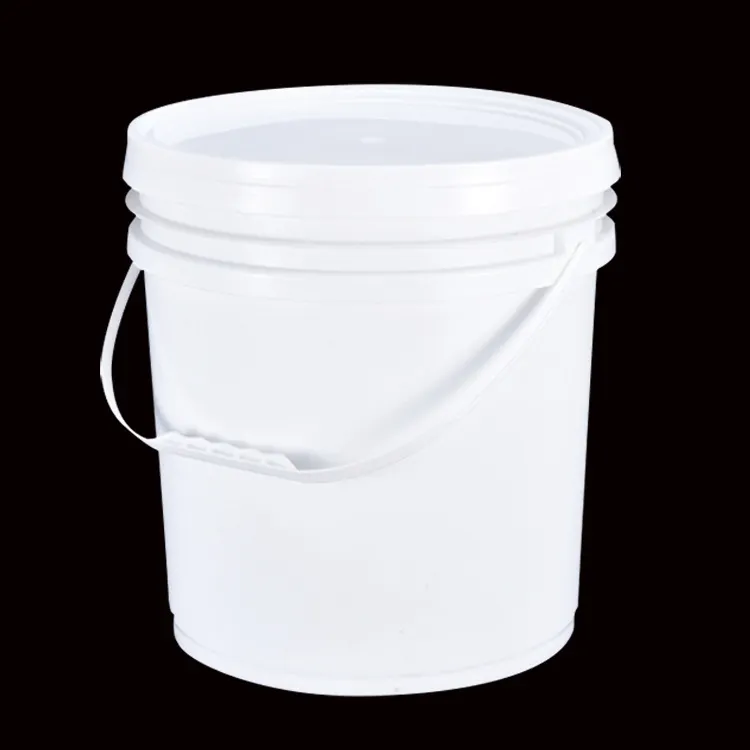 20L 25L Food Grade 5 Gallon 7 Gallon Plastic Buckets With Handle Paint Plastic Pail