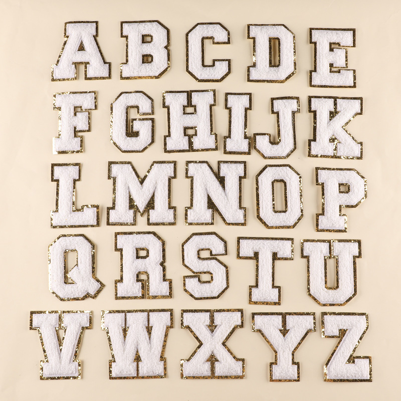 white (single letter price )