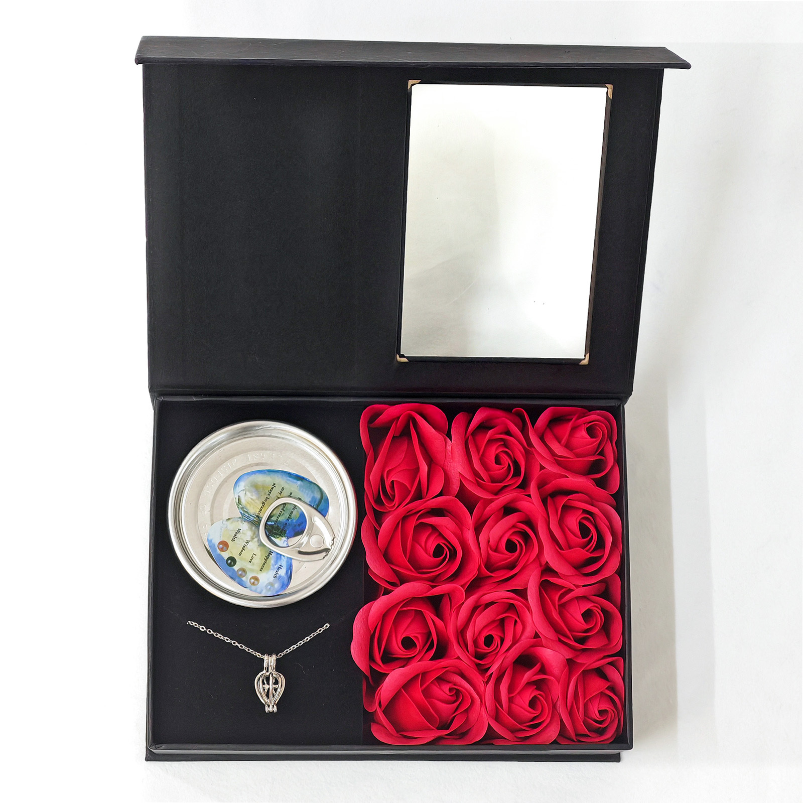 Coffret cadeau pendentif goutte d'eau classique
