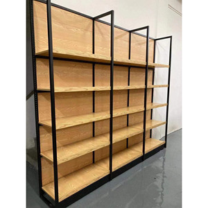 Fabrik Supermarkt Regal Preis Holz Display Regale Einzelhandel Lebensmittel geschäft Display