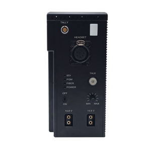 ระบบควบคุมกล้อง4K เป็นไฟเบอร์คอนเวอร์เตอร์พร้อมขั้วต่อ3K93CY SMPTE HYBRID, pgm/remote/tally/genlock/ xlr/ 1000M Ethernet - Product Image 3
