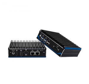 Intel J4125 Mini Box PC Computadora industrial sin ventilador con puerto de red dual Linux/Windows 2xDP y 1xHD-MI Puerto de video DDR4 RAM - Product Image 5