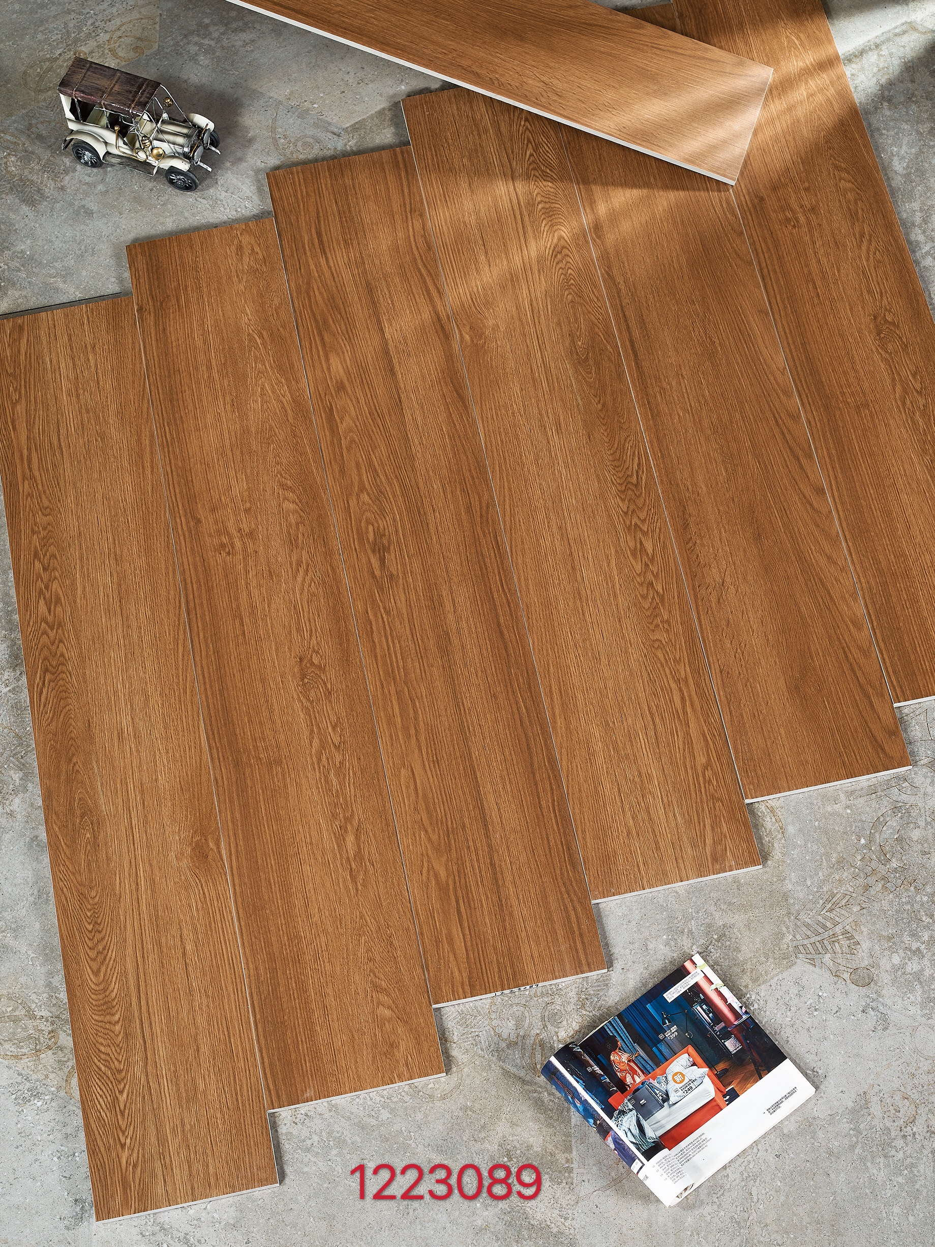 Main product 200*1200mm wood grain tile straight edge low water absorption matte tile