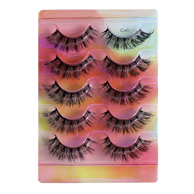 5 pairs of dazzling eyelashes