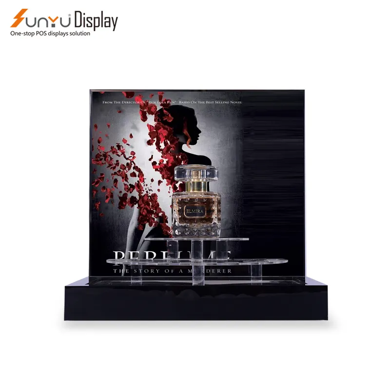 Freies Design benutzer definierte Plexiglas Display Acryl Kosmetik Parfüm Display Stand
