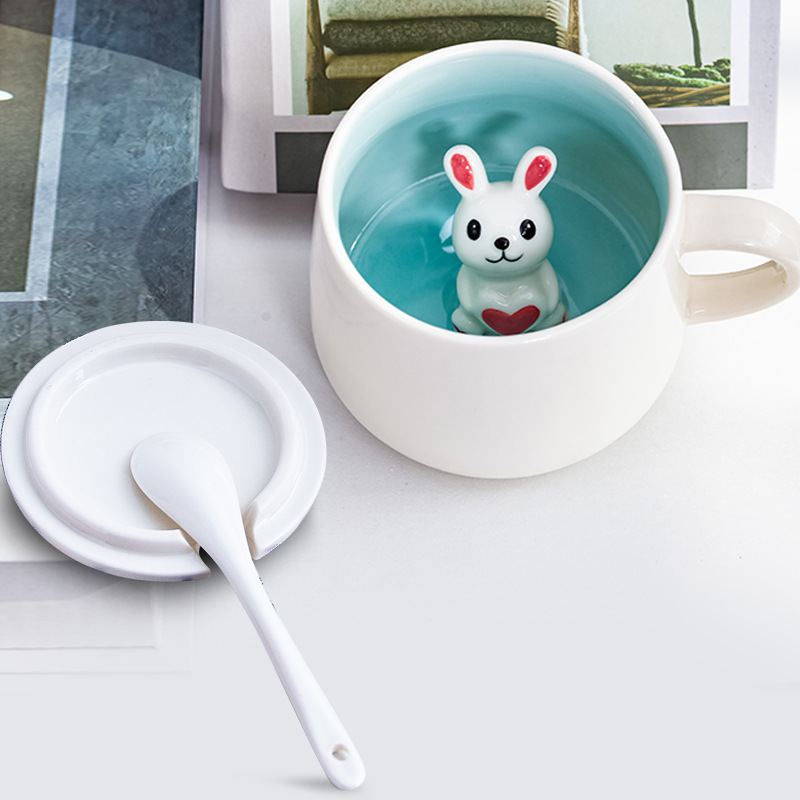 Petit lapin (avec couvercle et cuillère)