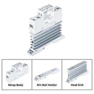 TRD060D10L 10A DC DC Heat Sink SSR Solid State <strong>Relay</strong> Din Rail 4-32VDC <strong>Input</strong> 1-60VDC <strong>Output</strong> LED <strong>Signal</strong> Power <strong>Relay</strong> Starter - Product Image 6