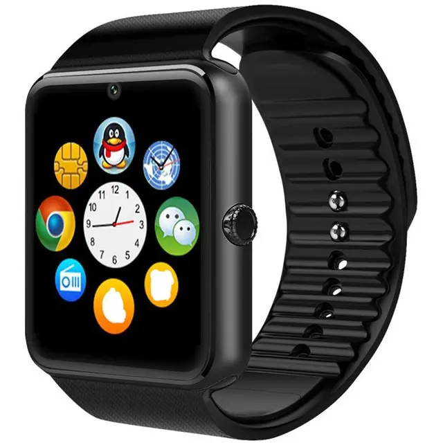 GT08 спортивные часы CE сенсорный экран android Смарт-часы телефон A1 камера SIM-карты слот 4g звонки умные часы