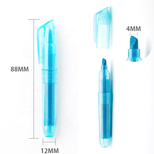 Manufacturer Direct Custom Marker Fluorescent <strong>Highlighter</strong> Mini Marker Pen with <strong>Chisel</strong> <strong>Tips</strong> for Office Stationery - Product Image 5