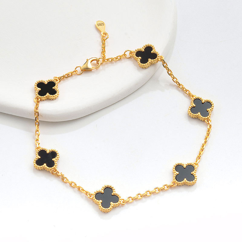 Bracelet-18K Gold-Black