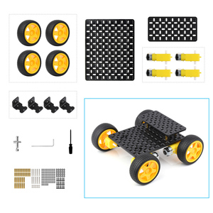 Robot-telaio-MP 4WD Kit telaio Robot Mobile kit Mecanum ruote ammortizzatore telaio Kit per Jetson Nano Lidar Raspberry Pi