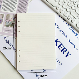 A5 A6 A7 A8 6环活页可更换白纸6环笔记本规划师日记本笔芯纸 - Product Image 6