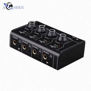 ポータブルPH4 4ウェイヘッドフォンモニターパワーサウンドアンプイヤホンAMPマスタースピーカー - Product Image 1