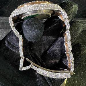 Moissanite镶钻手表冰镇手表男士定制嘻哈手表镀银钻石饰品 - Product Image 5