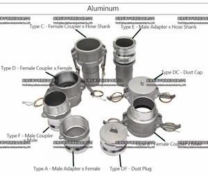 Type AW Quick Connect Fittings,Sanitary <strong>Part</strong> Spare,Camlock Adapte,Connector Male to Female Male 34 - Product Image 2