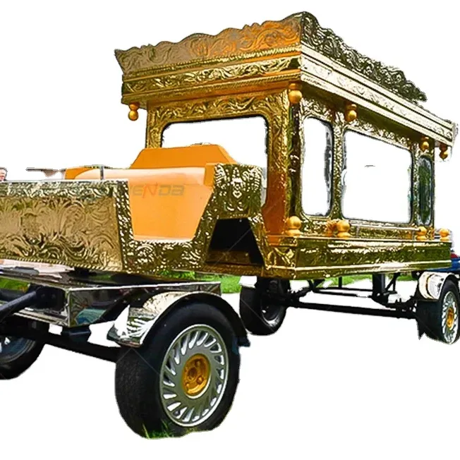 Único novo design moderno cavalo desenhado carro fúnebre/caixão carro fúnebre elétrico para venda