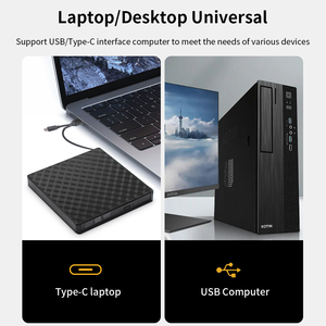 TISHRIC DVD Drive External <strong>CD</strong> DVD RW <strong>ROM</strong> USB 3.0 Type C Cable <strong>CD</strong> Burner Drive Burner Reader Player for IMac <strong>PC</strong> Desktop Laptop - Product Image 4