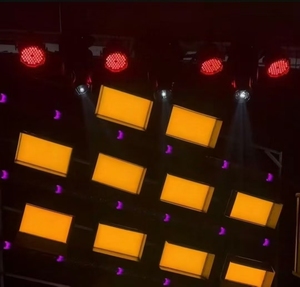 432pcs LED Flat Surface <strong>Light</strong> DMX512 Controlled Dual Color Projection E27 Bulb Base for Studio Soft Live Stage <strong>Lights</strong> - Product Image 4