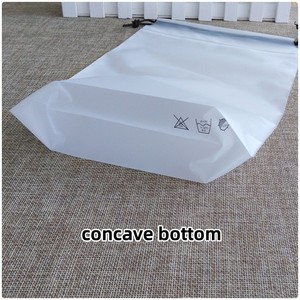 Seyahat depolama ambalaj büyük plastik taşınabilir organizatör kılıfı özel LOGO saydam temizle İpli ile ayakkabı çantaları halat - Product Image 5