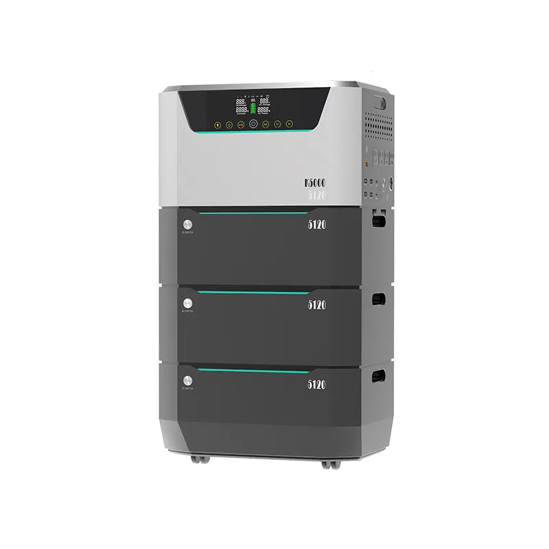 Alimentation de stockage d'énergie empilable Hybrid-K20K batterie Lifepo4 pour système de stockage d'énergie solaire domestique batterie au lithium