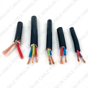 高品质铜芯导体电动RVV 2x 0.75mm 4x2.5mm 3x0.75mm2 4x1.5mm2 3x 6mm 4x 4mm 5X6MM RVV电力电缆 - Product Image 3