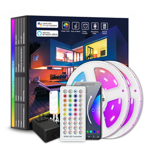 16.4FTメーター5V 12v 24v USB RGB、24キー付きリモコンアプリコントロール28355050テレビ装飾用LEDストリップライトの照明 - Product Image 3