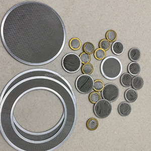 304 Circular <strong>Filter</strong> Screen, Circular Mesh Sheet Wrapped with Edges, Woven <strong>Filter</strong> <strong>Disk</strong>