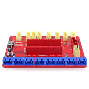OPEN-SMART Easy IO Shield Kit Easy-Plug Bunte XH2.54mm-Sensorerweiterung mit Nano Board/USB-Kabel für Arduino