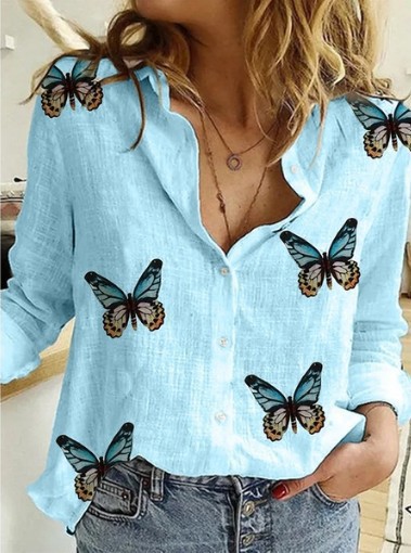 mariposa azul