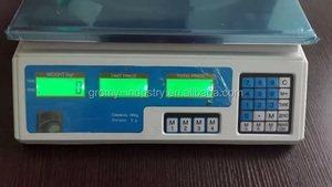 Dual Display Table <span class=keywords><strong>Scale</strong></span> <span class=keywords><strong>Indicator</strong></span> ACS OIML Waage Waage Ziffer 30kg