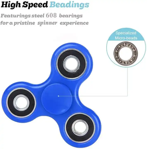 Giá rẻ tùy chỉnh Fidget ngón tay Spinner Tùy chỉnh logo kim loại mang giải nén Fidget Đồ chơi cho tự kỷ - Product Image 3