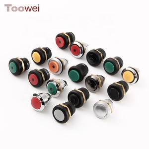 Grey 16mm Customizable <strong>Push</strong> <strong>Button</strong> 12vmanual Plastic Round Power <strong>Start</strong> Stop Momentary Switch <strong>Push</strong> <strong>Button</strong> Ip67 Normally Open Idec - Product Image 5