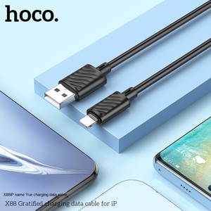 HOCO haoku สายชาร์จไนล่อนชนิด C X88สำหรับ Apple และ Android อุปกรณ์อะแดปเตอร์ข้อมูลสายยาวสำหรับการใช้โทรศัพท์และแท็บเล็ต - Product Image 3