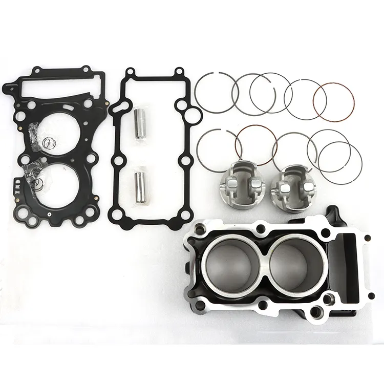 Kit silinder sepeda motor 60MM Gasket cincin Piston untuk Yamaha MT25 MT 25 YZF-R25 R25 Kit Piston suku cadang mesin sepeda motor