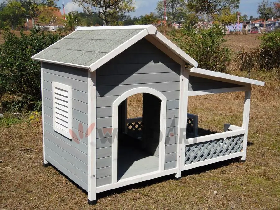 Factory wholesale comfortable large dog house wooden dog cage for big size dog