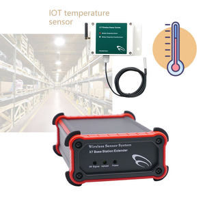 Iotワイヤレスアナログ出力4-20mA 0-5V温度送信機ソーラーパネル用温度センサー - Product Image 1